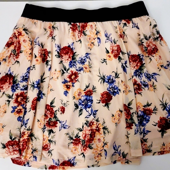 Joe Boxer Skirt Casual Floral Print Mini Skirt Size Large - Picture 1 of 3